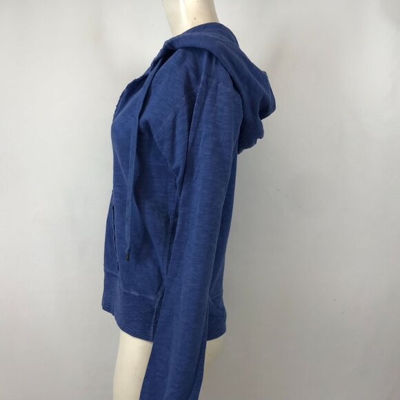 J Crew Blue Women's Hoodie - Picture 2 of 4